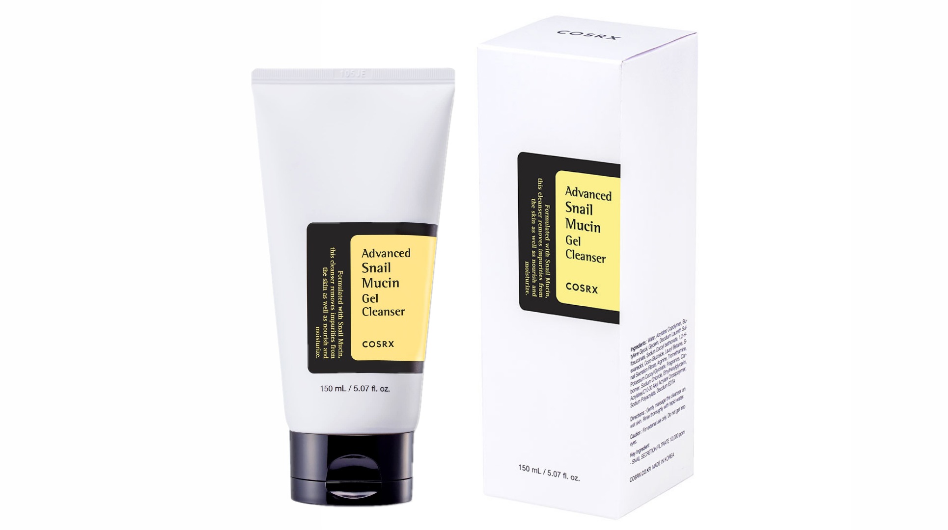 ژل شستشو حلزون مدل ادونس اسنیل موکین کوزارکس COSRX